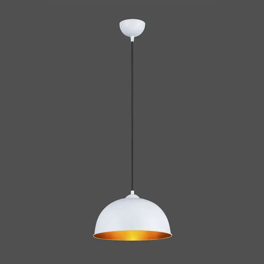 Lumini Suspendate Glob Alb-Auriu Ro11381
