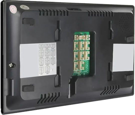 Smart Video Interfon 1 Familie Mentor Svk474b 4-fire WiFi Card Pin Tuya 7 Inch Ips Dvr Fhd 2mp Ik08 Negru