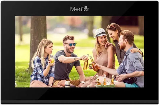 Interfon Video Smart Wi-Fi AI cu 2 Fire Mentor Svk271b 7 Inch Ips 2mp Fhd Card Pin Tuya Ip65 Negru