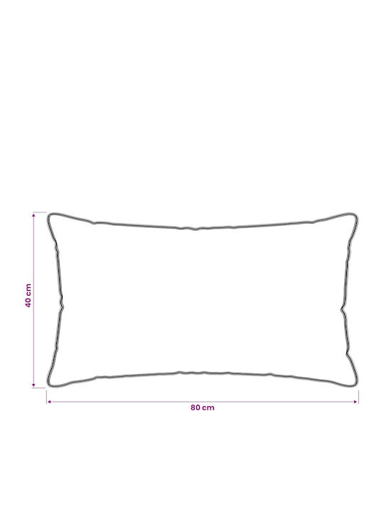 vidaXL Bed Pillow Polyester 40x80cm