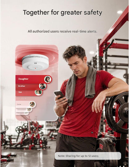Pachet 3 Detectoare Inteligente De Fum X-sense Sd19-mn31 Stație De Bază Sbs50 – Senzor Fotoelectric Interconectat Wi-Fi/WLAN Certificat Tüv Rheinland Alertă Telefon