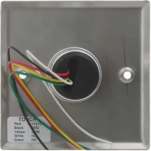 Mentor Buton De Ieșire Fără Contact Acs044 Control Acces Senzor Infraroșu Nc Nu Com 12-24v Încastrat Iluminat Oțel