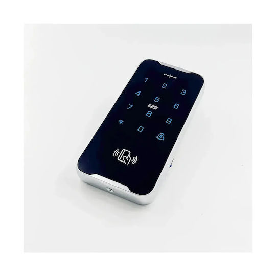 Mentor Tastatură de control acces iluminată cu touch Acs028 Ip68 71mm 3000 utilizatori 2 în 1 Pin + Card Rfid 125khz Montată pe suprafață din zinc