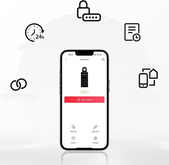 Έξυπνη Εξωτερική Θήκη Κλειδιών Wifi Bluetooth Populife Ip66 Gateway Είδη Προβολής Έκθεσης Κατηγορία Α