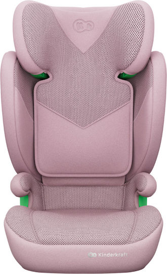 Kinderkraft Junior Fix 2 Plus Καθισματάκι Αυτοκινήτου i-Size με Isofix Pink 15-36 kg
