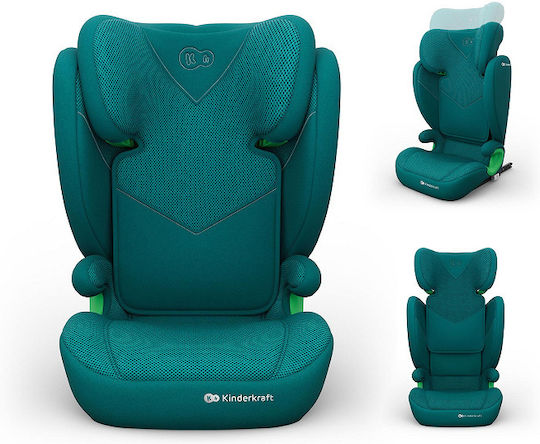 Kinderkraft Junior Fix 2 Plus Car Seat i-Size with Isofix Green 15-36 kg