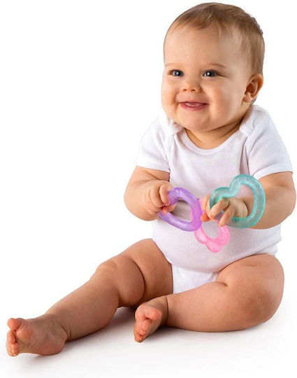 Bright Starts Chill Teething Ring with Gel made of Silicone for 3 m+ 3pcs