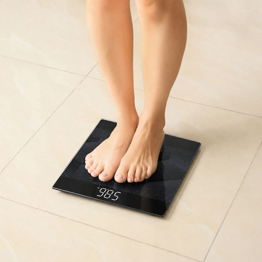 Wozinsky Digitale Badezimmerwaage 180kg Schwarze WAL-180