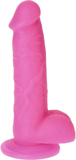 Boss Of Toys Dildo με Βεντούζα Ροζ