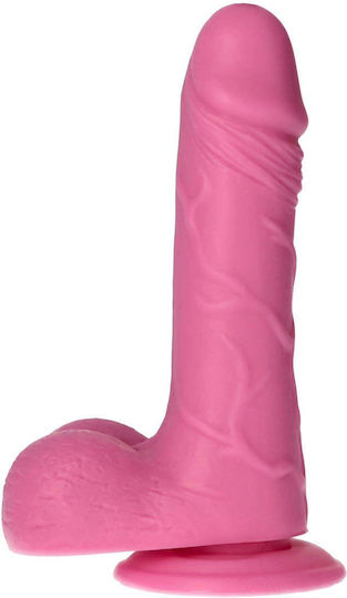 Toyz4lovers Realistisches Dildo mit Hoden und Saugnapf Fuchsie 23cm