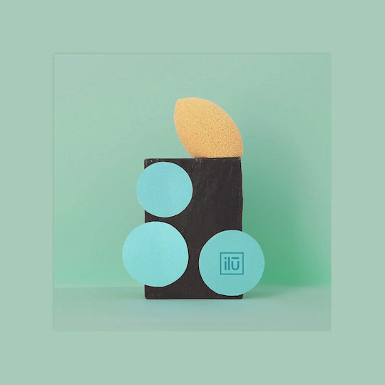 Ilu Olive Cut Facial Care Tools Cleaning Sponge 1 Piece