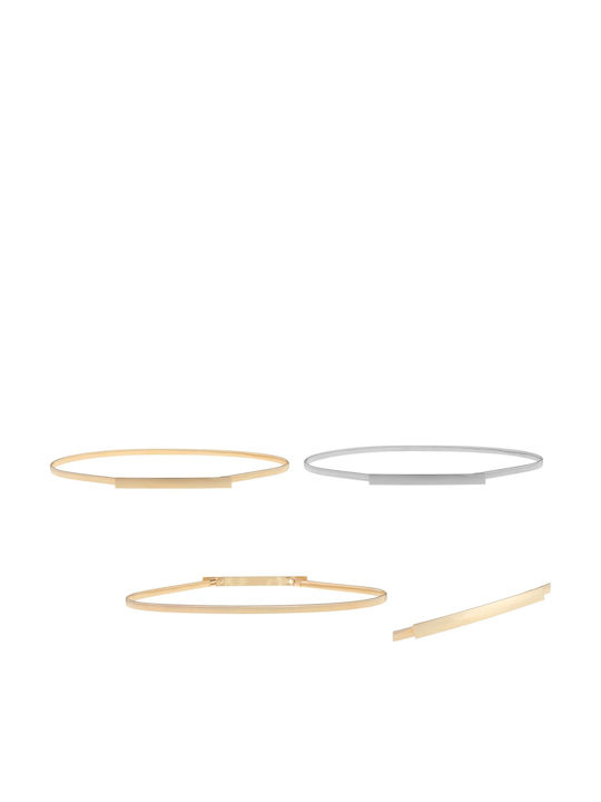 Elastische Damen Gürtel Kette Gold