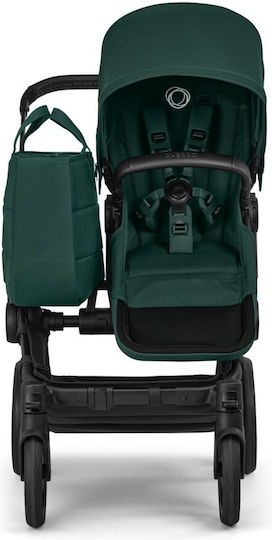 Bugaboo Donkey 6 Καρότσι 2 σε 1 Kατάλληλο για Nεογέννητο Complete Black/Fern Green