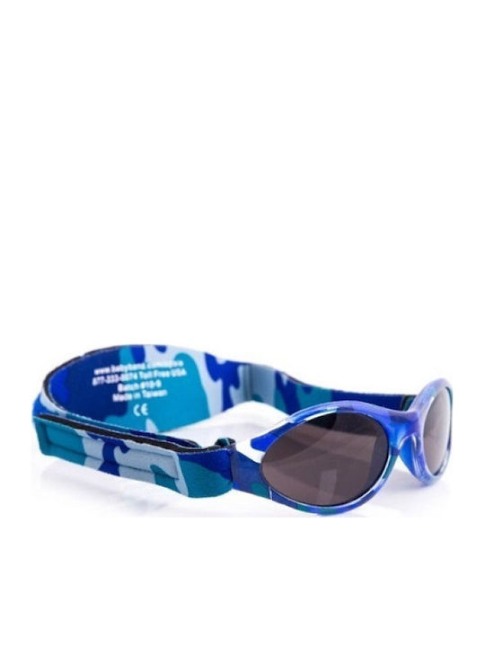Banz Unbreakable Oval Baby Kids Sunglasses Blue for 2-5 Years