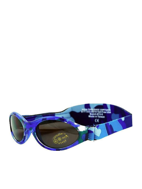 Banz Unbreakable Oval Baby Kids Sunglasses Blue for 2-5 Years