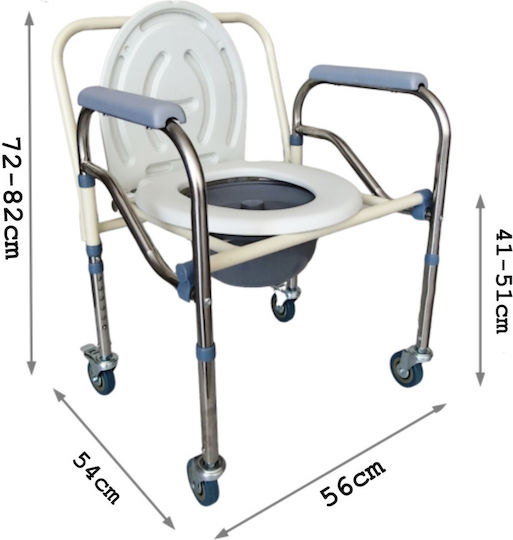 SuperOrtho Scaun cu Rotile Baie Pliabil STAWC96319