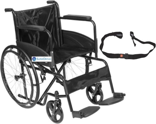 SuperOrtho SuperOrtho Wheelchair 24 Inch Folding Simple Type 46cm W2279Z
