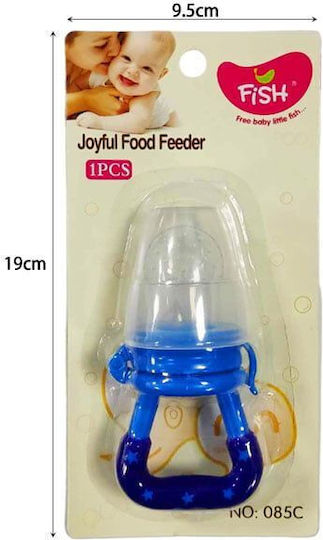 Silicone Baby Feeder Joyful for 4+ months Blue
