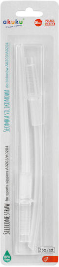 Akuku Replacement Straws from Silicone 2 Pieces