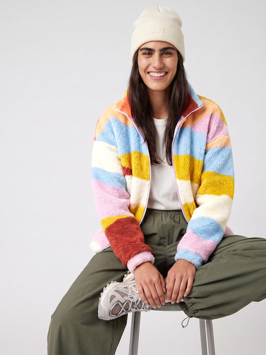 Fleece Γυναικεία Ζακέτα με Φερμουάρ