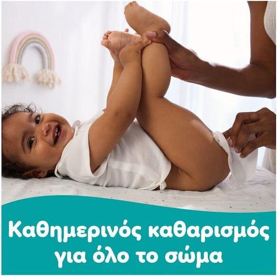 Pampers & Clean Servetele umede bebelusi fără alcool și fără parabeni 2x80 buc