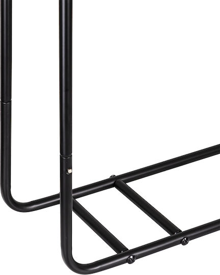 AWD Interior Двойна Стенна Rail За Банята с Винтове 48.5x15.5см Inox Черна