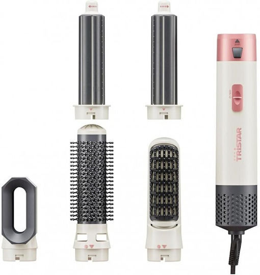 Tristar Ceramic Electric Hair Brush with Air for Hair Straightening and Curls