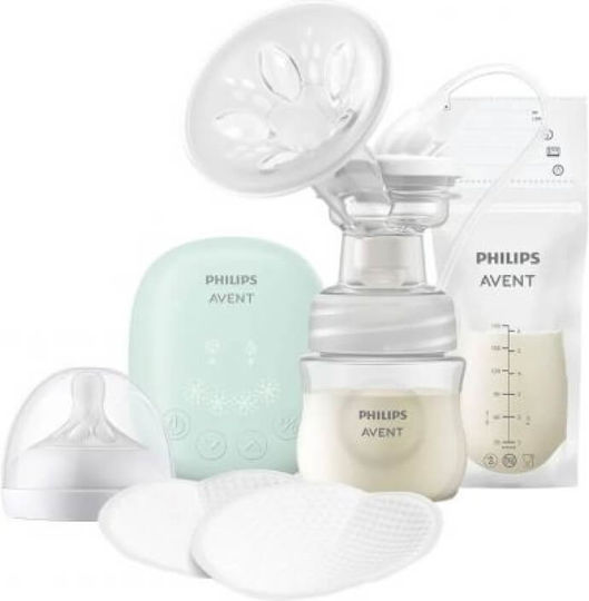 Philips Essential Compact Ηλεκτρικό Μονό Θήλαστρο Διάφανο