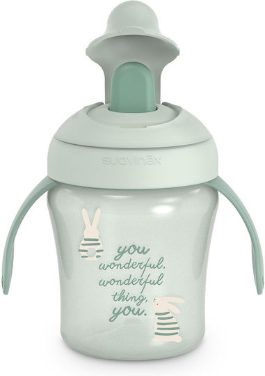 Suavinex Baby Sippy Cup Plastic with Handles Green for 6m+ 200ml
