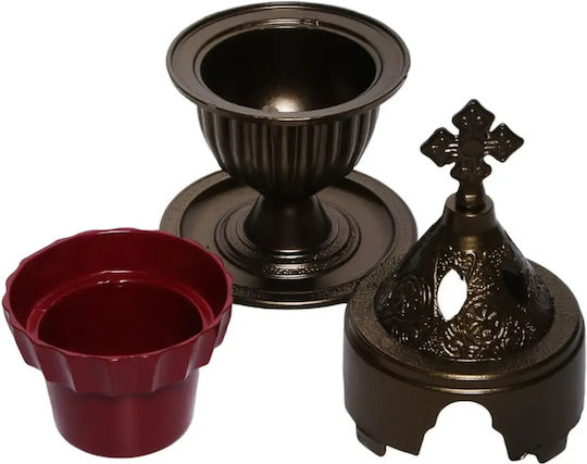 Metallische Klassische Vigilölampen Metallisches Glas 1 Stück Bronzefarben