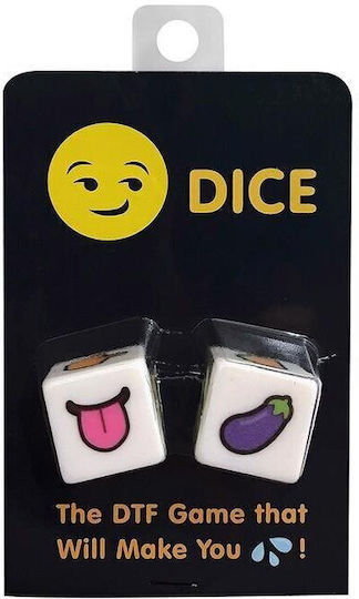 Ερωτικά Ζάρια Kheper Games Dtf Emoji Dice Game Multicolour 2pcs