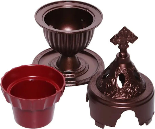 Metallische Klassische Vigilölampen Metallisches Glas 1 Stück Bronzefarben
