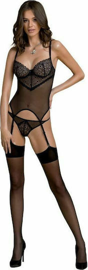Passion Zinnia Sexy Korsett Korsett Eco Kollektion Schwarzer