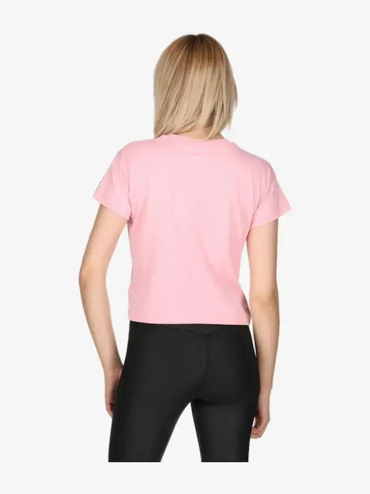 Bluza Damă Crop Tricou Roz