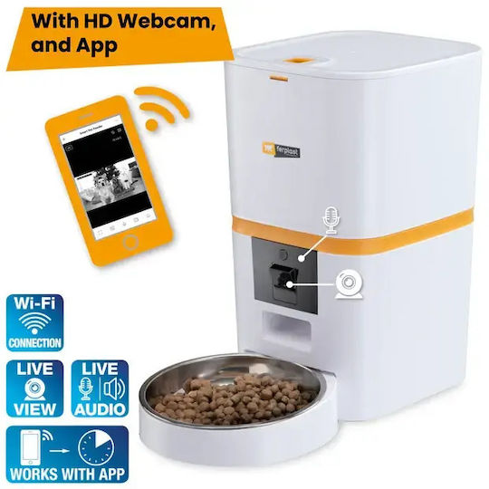 Ferplast Risto Pet Automatic Feeder for Dog & Cat 2 x 6lt