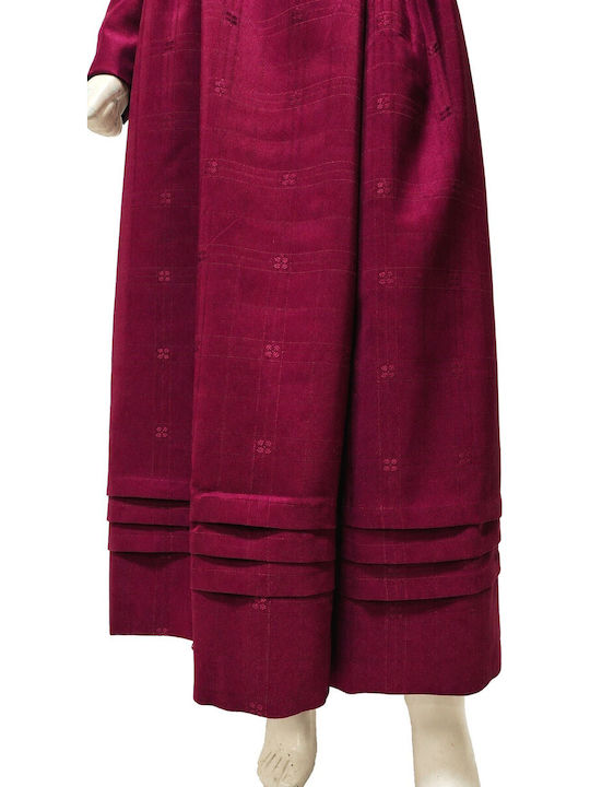 Traditional Costume Kalymnos with Porphyra with 2 Rows Necklace