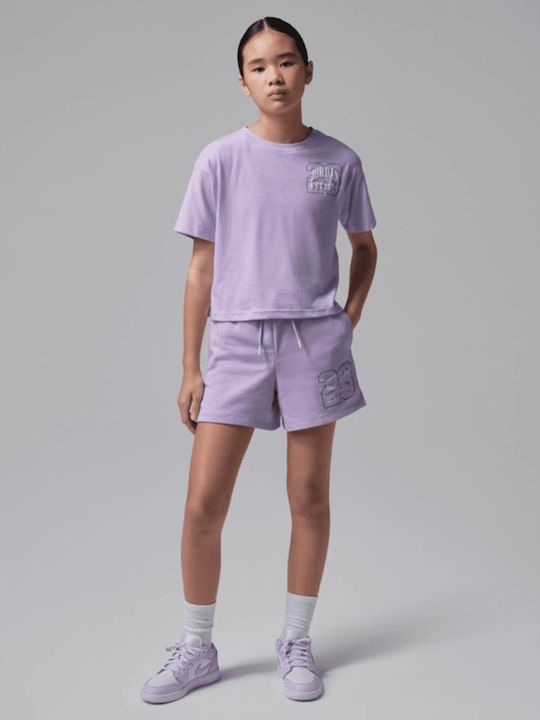 Sport Kids Shorts/Bermudas Jordan Scrt Diary Paperbag Violet Mist