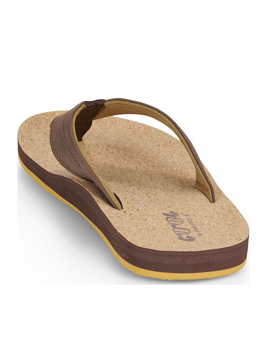 Cloud 2 Herren-Badesandalen Braune