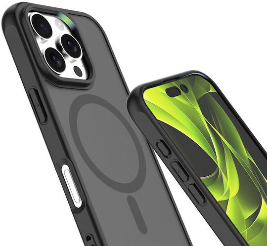 Mobile Origin Umschlag Rückseite Silikon 1.5mm Schwarz (iPhone 17 Pro / iPhone 16 Pro)