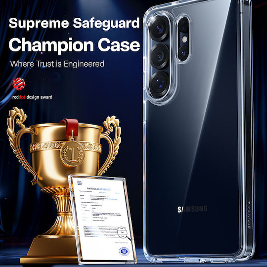 Torras Guardian Series 360 Full Cover Plastic Transparent for Galaxy S26 Ultra