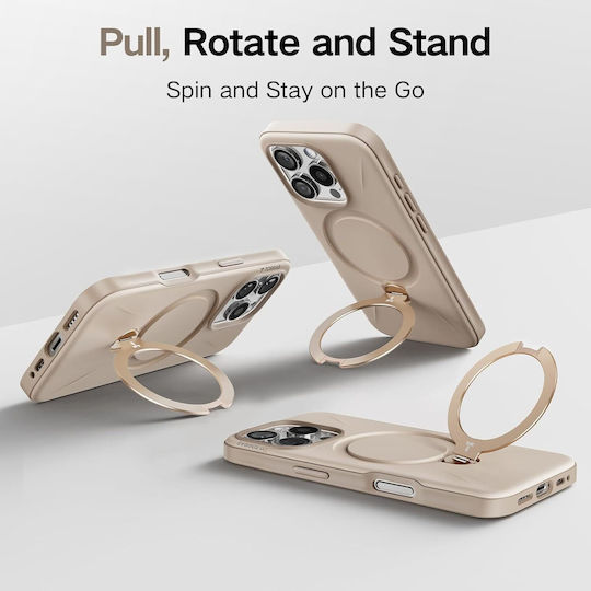 Torras Umschlag Rückseite Gold (iPhone 17 Pro / iPhone 16 Pro)