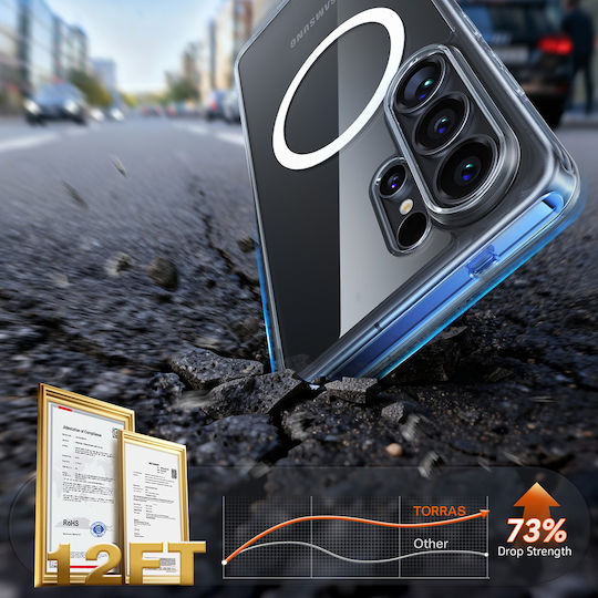 Torras Guardian-mag Задна Корица Силикон Прозрачен (Galaxy S26 Ultra)