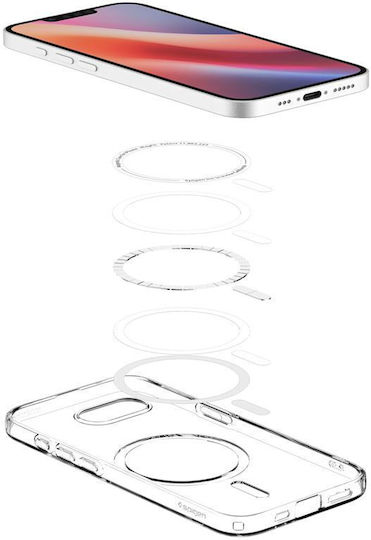 Spigen Crystal Flex (MagFit) Back Cover Silicon Transparent (iPhone 17e / 16e)