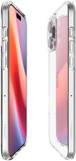 Spigen Crystal Flex Crystal Umschlag Rückseite Silikon Transparent (iPhone 17 Pro Max / iPhone 17 Pro / iPhone 16 Pro Max)