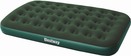 Bestway Aufblasbares Schlafmatratze Doppel mit Batterie betriebenen Pumpe 191x137x22cm Grün