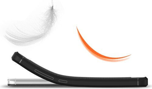 Forcell Brushed Carbon Fiber Back Cover Σιλικόνης Μαύρο (Redmi Note 4)