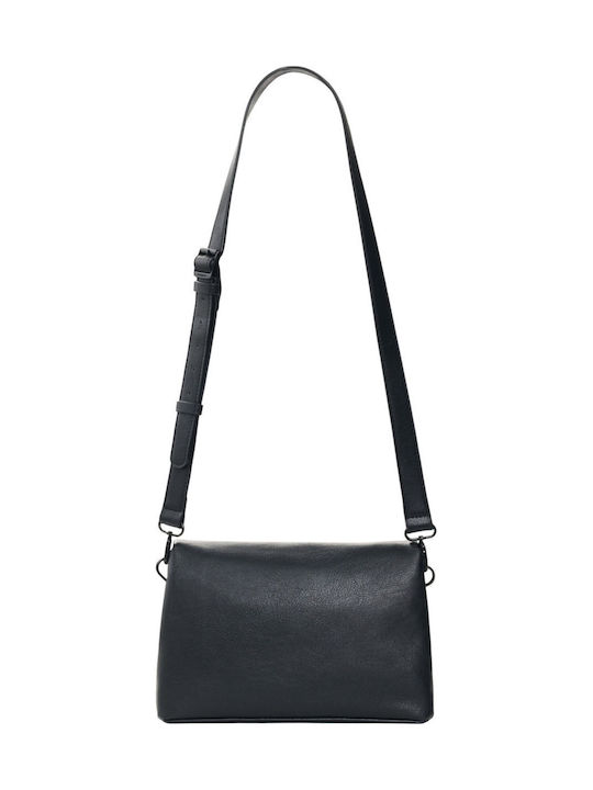 Knitted Women's Handbag Shoulder Black