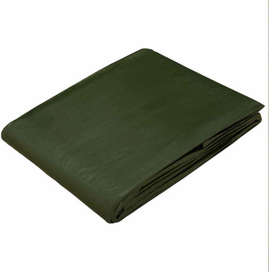 vidaXL Waterproof Tarpaulin 180g/m² 4x4m Light Type Green