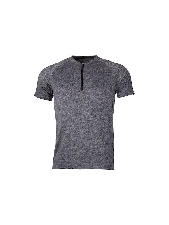 Northfinder Men's Short Sleeve Mountain Bike Jersey Grey