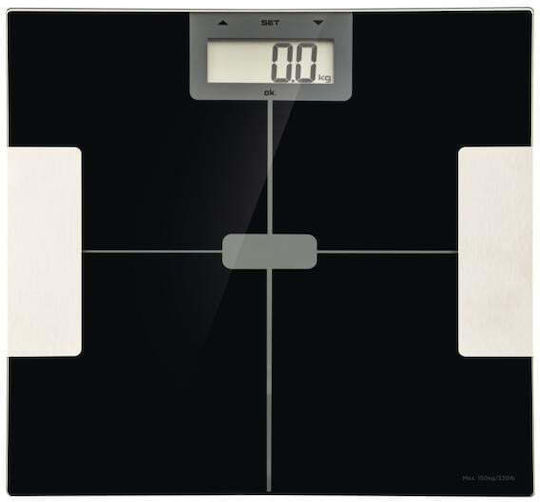 OK. Mechanical Bathroom Scale 150kg Black
